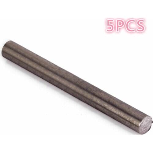 5 pcs Titanium Bar Grade GR5 Metal Rod Diameter 10mm Length 100mm For Manufacturing Gas Turbine