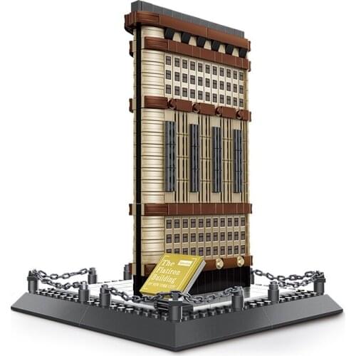 838 Pcs Architecture Wrold Famous Flatiron Skyline Collection Building Blocks Bricks Classic Model Toys for Kids Gift