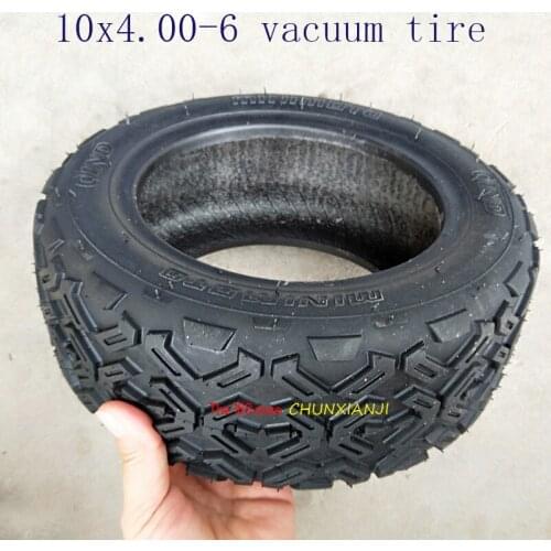 Free shipping 10 inch vacuum tyres 10X4.00-6 10*4.00-6 Tires Tubeless Vacuum Tyre for snow plow Go karts ATV Quad bike OFF-Road