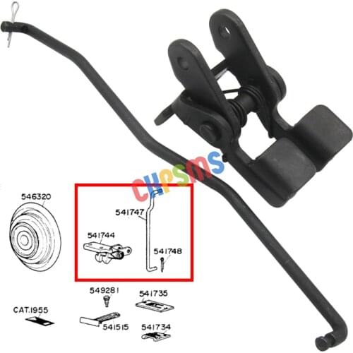 Bight Amplitude Slide Block Crank Knee Operating&Connection&PIN for Singer 20U #541744+541747+541748