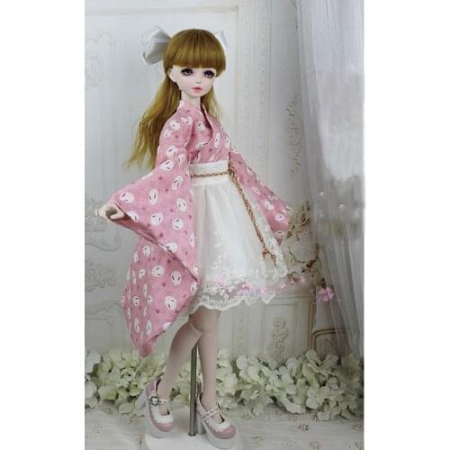 Blyth 1/6 figure doll 1/4 1/3 scale BJD clothes accessories ancient costume Japanese kimono yukata with skirt for BJD/SD C0366