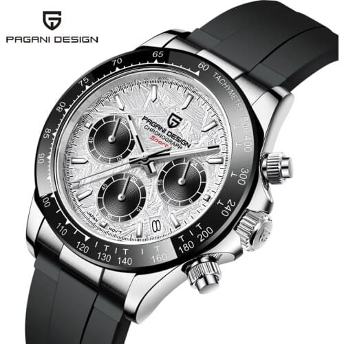 PAGANI DESIGN Mens Watches 40MM Men Quartz Watch Brand Luxury Fashion Automatic Stainless Steel Waterproof Sport Montre Homme