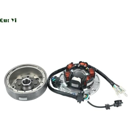 LF140 Engine Ignition Magneto Stator Magneto Flywheel kit For Lifan 140 140cc 1P55FMJ Horizontal Kick Starter Engines Dirt Pi