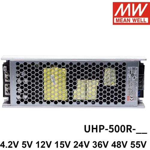 MEAN WELL UHP-500R DC OK Single Output Switching Power Supply 500W For Led Display 4.2V 5V 12V 15V 24V 36V 48V PFC UHP-500R-24