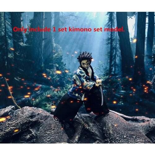 1/12 Scale Trendy Soldier Accessories Kimono Set Model for 6" Action Doll