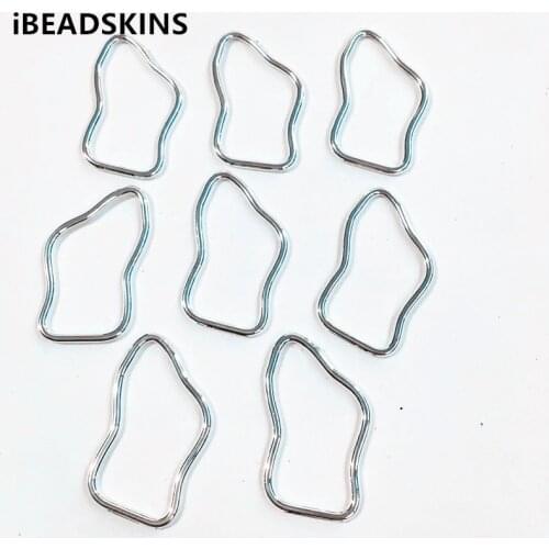 New arrival! 31x18mm silver 100pcs geometry-shape charm for earrings accessories,Earring parts,Earring jewelry DIY