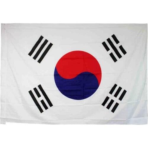 High quality South Korea Flag Polyester the Korean National flags Home Decor 90*150cm