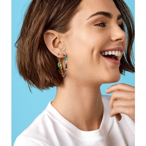 Women Simple Fashion Temperament Creative Earrings Dangle Earring Gold Alloy Plate Jewelry