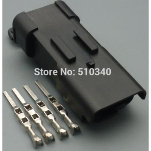 1set 4p 1.5mm waterproof automotive wiring harness male electrical connectors