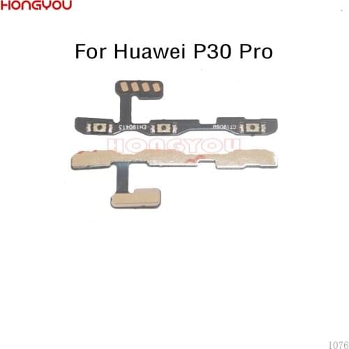10PCS/Lot For Huawei P30 Pro Power Button Switch Volume Button Mute On / Off Key Flex Cable