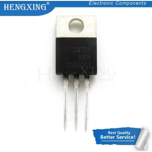 10pcs/lot MBR20200CT TO220 MBR20200 TO-220 20200CT In Stock