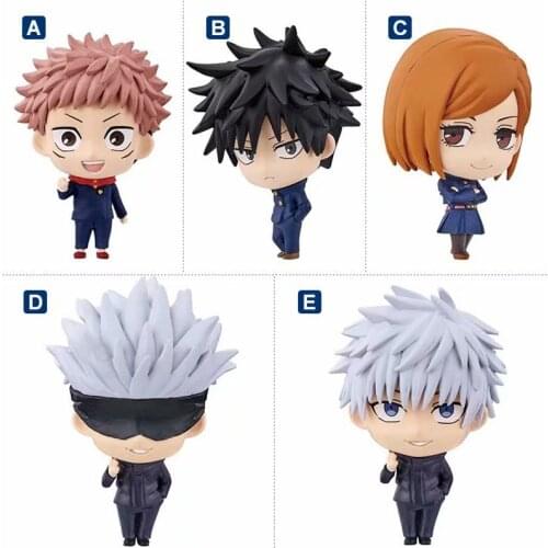 5cm 5pcs/set Anime Jujutsu Kaisen Gojo Satoru Kugisaki Action Figure Modle Toys