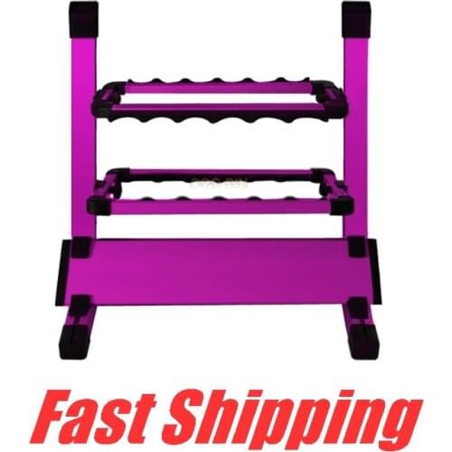 Aluminum alloy 12 grid Boat Fishing rod holder Trekking pole storage rack yacht fishing rod bracket Hardware fish gear Fitting