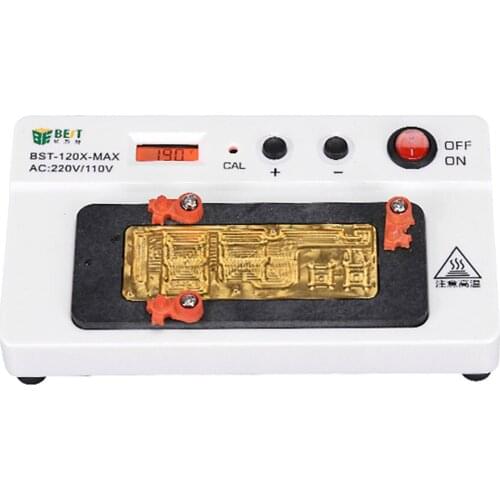 3 in 1 Digital Motherboard Separator Heating Station for iPhone X/XS/XS MAX Mainboard Layered Heating CPU IC Chips Disassembly