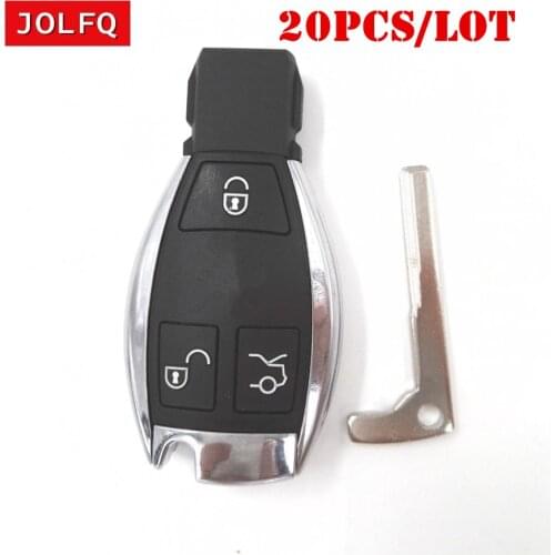 DHL Free shipping Replacement Keyless Remote Key Shell Case Fob 3 Button Fit for Mercedes Benz key shell