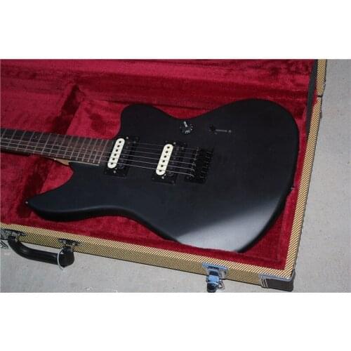 Order booking 6 strings JA guitar, matte black guitar,fixed bridge HH pickups,black buttons,black locked buttons