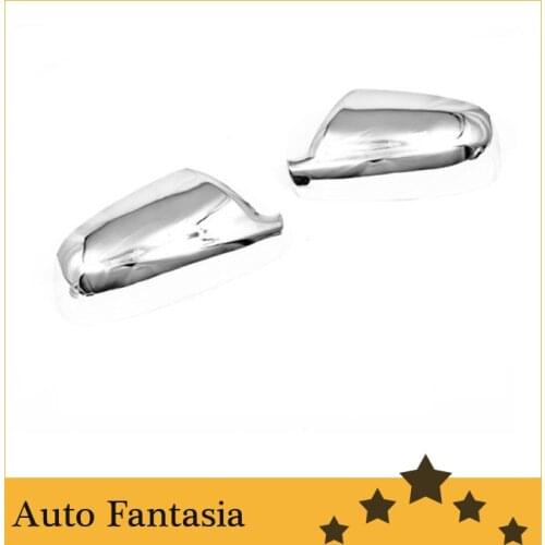 Chrome Side Door Mirror Cover for Peugeot 407 - Free shipping
