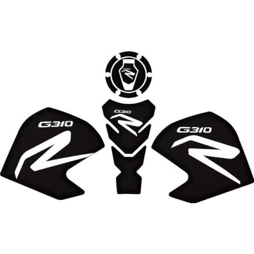 New Motorcycle Accessories Real Tank Pad Gas Fuel Sticker Moto Decal Emblem Protector FOR BMW G 310R G310R