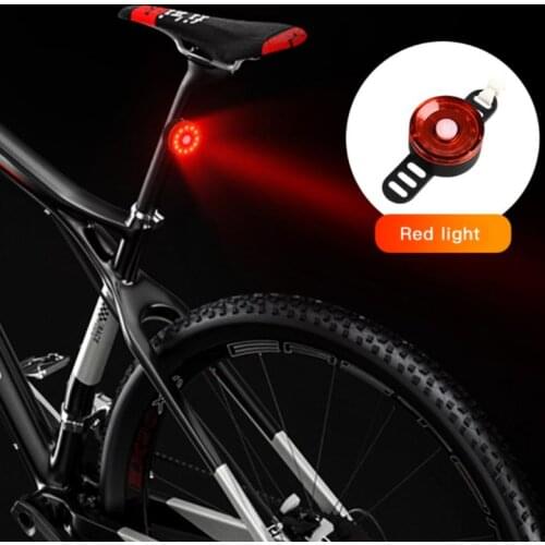 New Bicycle LED Rear Tail Light Waterproof Safety Warning Light Night Mountain Bike Light Rear Lamp Bycicle Light Dropping Hot
