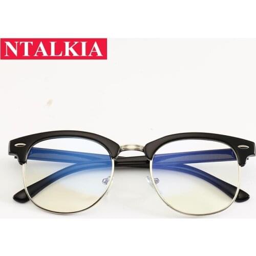 Anti blue rays computer Glasses Men Blue Light Coating Gaming Glasses for computer protection eye Retro Spectacles Women