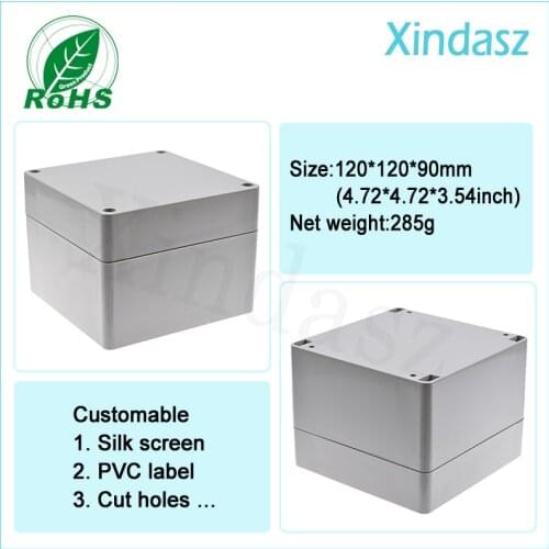 120*120*90mm plastic electrical enclosure case plastic electronic project box plastic enclosure for pcb