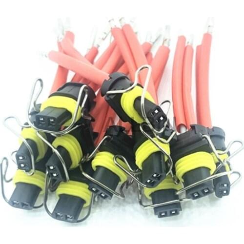 1pcs FOR CATERPILLAR CAT 330D 336D/C9 Excavator Injector plug injector solenoid valve harness plug Excavator Accessories