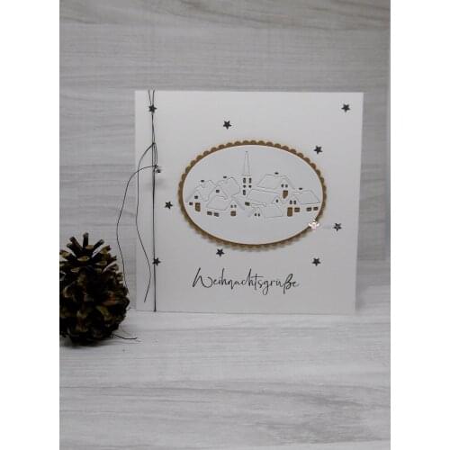 Mmao Crafts Metal Steel Cutting Dies New House group decoration Stencil For DIY Scrapbooking Paper/photo Cards Embossing Dies