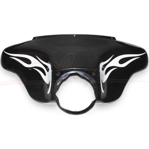 Motorcycle Outer Fairing Flame Decals Vinyls Stickers For Harley Touring Street Glide Electra Glide Ultra Classic Trike models