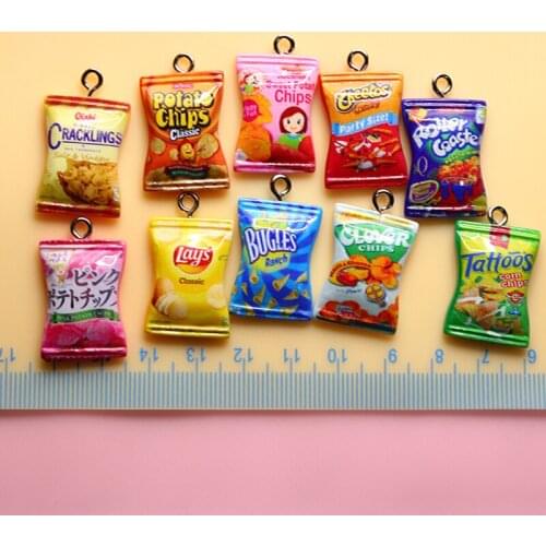 10pairs Cute Resin candy charms pendants for bracelets necklace earrings jewelry making flat back cabochon