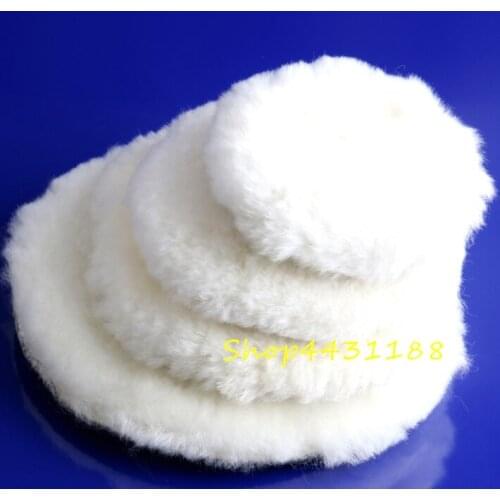 100/125/150/180mm High Quality Pure Wool Self-Adhesive Polishing Ball for Car Motorcycle Paint Care Hardware Waxing Polishing
