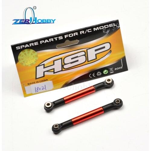 2Pcs RC Car HSP Upgrade Parts 18021 Servo Linkages For 1/10 R/C Remote Control Car Rock Crawler Climber Pangolin 94180