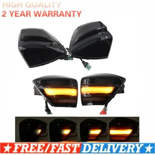 For Ford S-Max 07-14 Kuga C394 08-12 C-Max 11-19 2 pieces LED dynamic rearview mirror indicator flow turn signal light