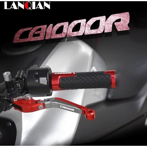 For Honda CB1000R Motorcycle Aluminum Brake Clutch Levers & handlebar Handle bar Grips CB 1000R 2008-2019 2015 2016 2017 2018