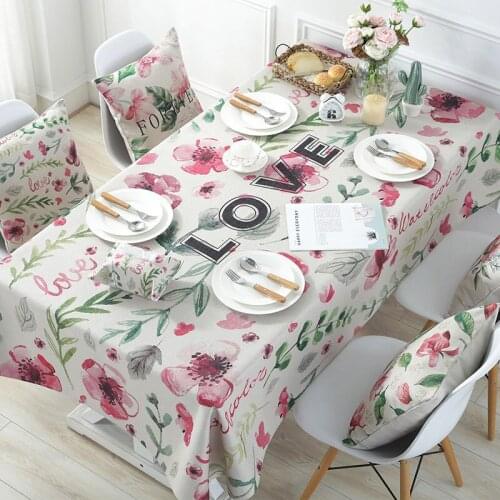 Northern European Ins Wind Net Red Pastoral Tablecloth Tablecloth Tea Table Cloth Cover Towel