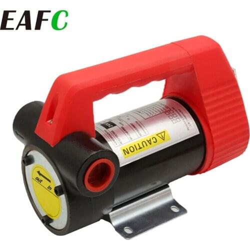 12V 175W Car Electric Fuel Transfer Pump 50L/min Portable Automobiles Oil Pump For Car Pumping Oil Diesel Kerosene Water