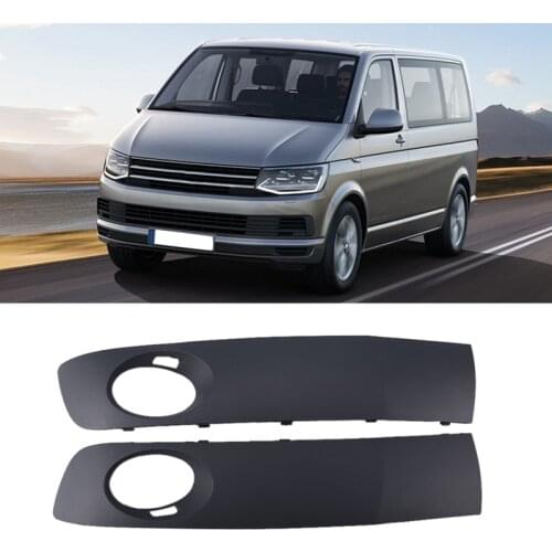 Automobile Front Bumper Car Interior Fog Lamp Cover Fog Lamp Grille for Transporter Multivan T5 T6 2010-2015