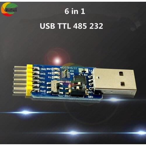 CP2102 USB-UART 6-in-1 Multifunctional(USB-TTL/RS485/232,TTL-RS232/485,232 to 485) Serial Adapter for Arduino