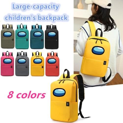 2021among us Children Backpacks Brand Design Girl Boys Backpack Animal Cute New Shoulder Bag Children School Bags Backpack Brand