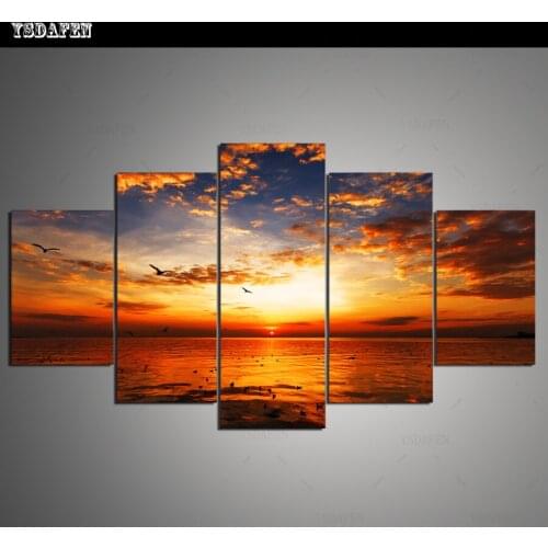 HD Printed Painting Canvas Printing Seascape painting Room decor print poster picture canvas Framed Art HG-084
