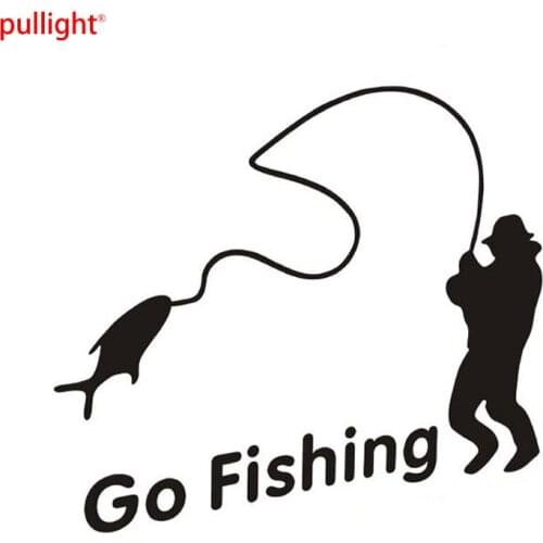 Cool Graphics Outdoor Sports Go Fishing Car Accessories Car Stickers Vinyl Decals