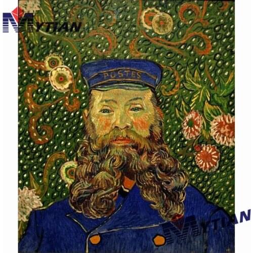 5D DIY Full Square&Round Drill Diamond Painting Embroidery set Portrait of Joseph Roulin 3D Rhinestone Cross Stitch Home Decor