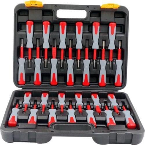 26-piece set of terminal remover pin ejector car harness plug disassembly unlocking tool audio navigation repair