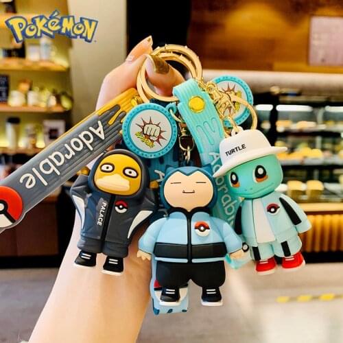 New Pokemon Anime Peripherals Pokemon Toys Figure Model Two-Dimensional Accessories Fashion Psyduck Snorlax Charmander Model Toy