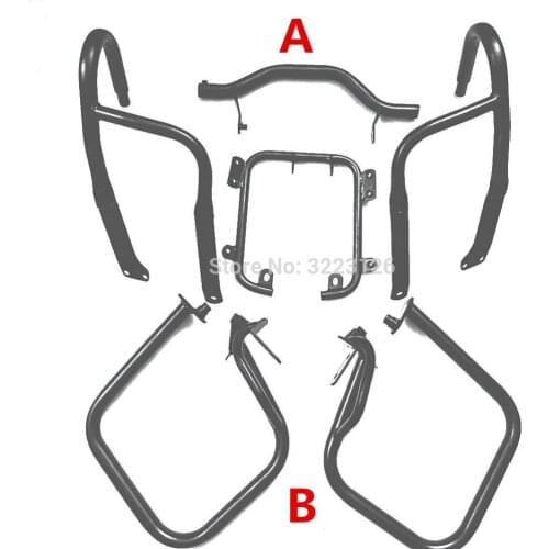 Motorcycle Front / Rear Side Box Bumper Safety Highway Crash Bar Engine Guard for BMW R1200RT R 1200 RT R1200 RT 2005-2013