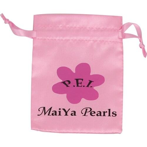 CBRL 10*15cm Satin drawstring pouches Satin jewelry gift pouches bags custom logo laundry bag for jewelry storage and packaging