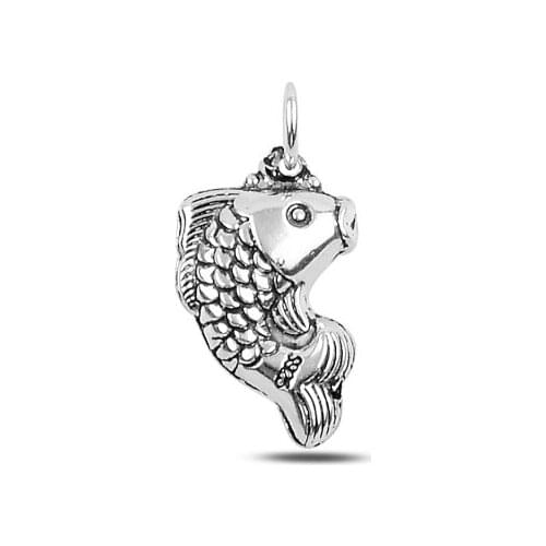 Silver 925 Sterling Fish Electroform Pendant