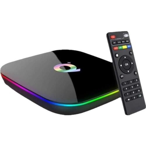 Hot TV Box Android 9.0 Quad Core 6K H.265 HDR 2.4GHz Wifi Support Google Player Youtube IPTV Set Smart Top Box EU Plug