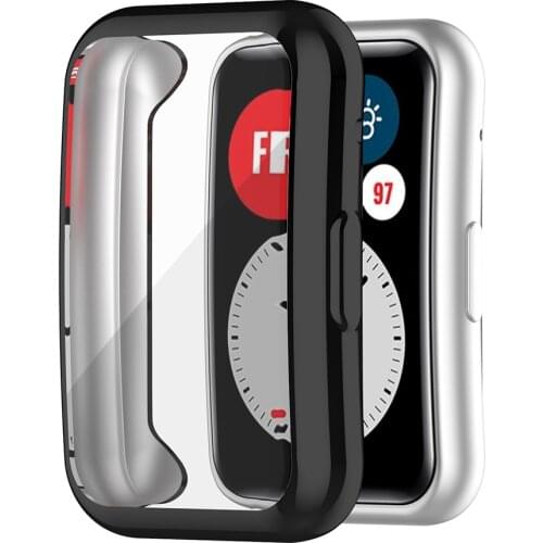 TPU Protector Cover for Huawei Watch Fit Full Screen Case Anti Scratches Protective Shell Smart Watch Protection Accessories
