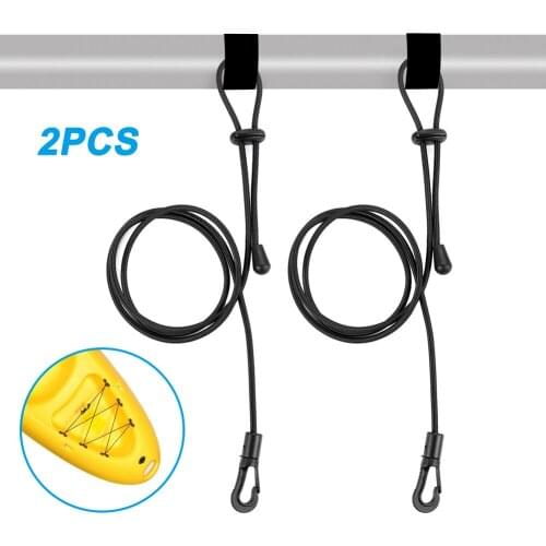 2pcs/set Adjustable Ropes Kayak Safety Rod Leash Fishing Boat Paddle Leash Ourdoor Surfing Special Paddle