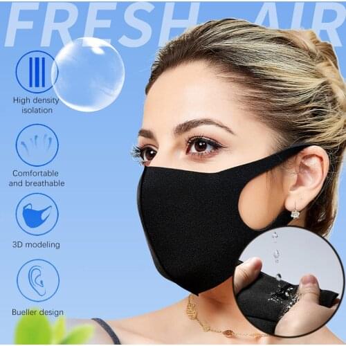 8/10 Pcs Cotton Ski Fasemask Reusable Fashion Black Washable Ski Fase Maksk For Germ Protection For Adults Breathable Bandana